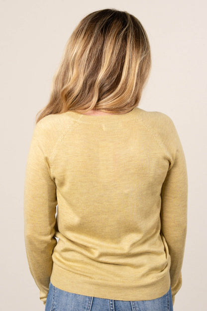 Olivia Fine Knit Raglan Sweater