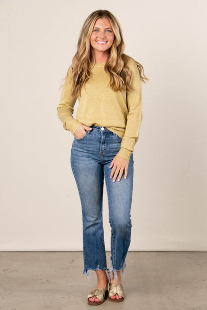 Olivia Fine Knit Raglan Sweater