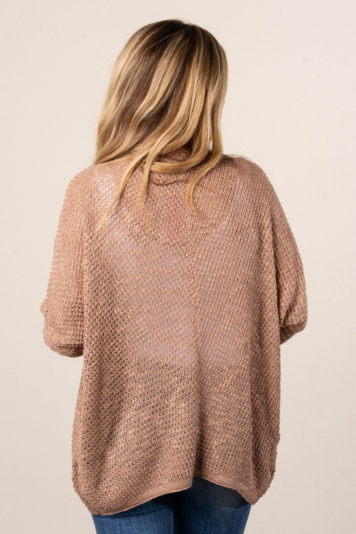 Annelise Waffle Knit Cardigan