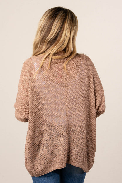 Annelise Waffle Knit Cardigan