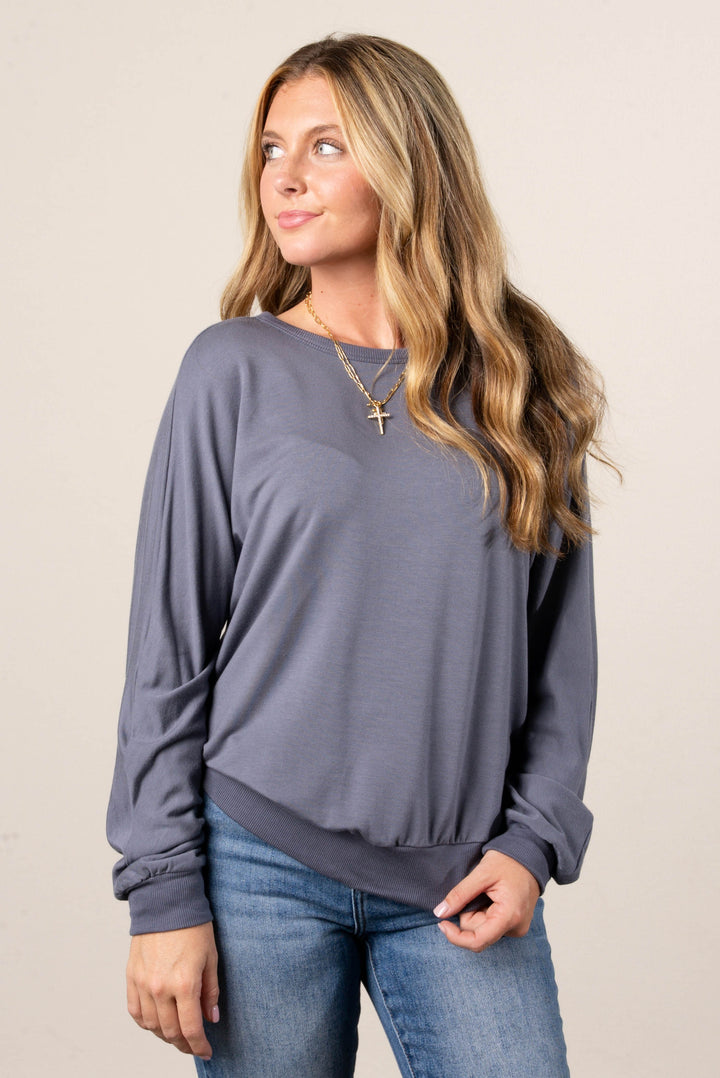 Vivian Butter Soft Dolman Top