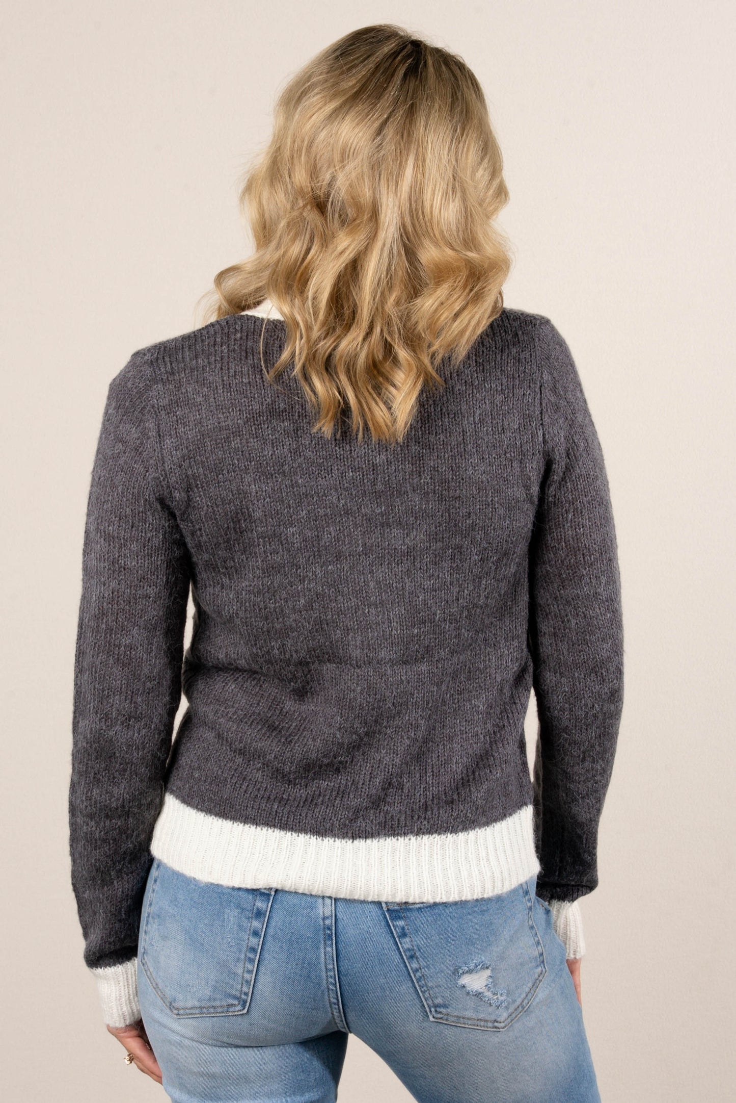 Renata Varsity Sweater Cardigan