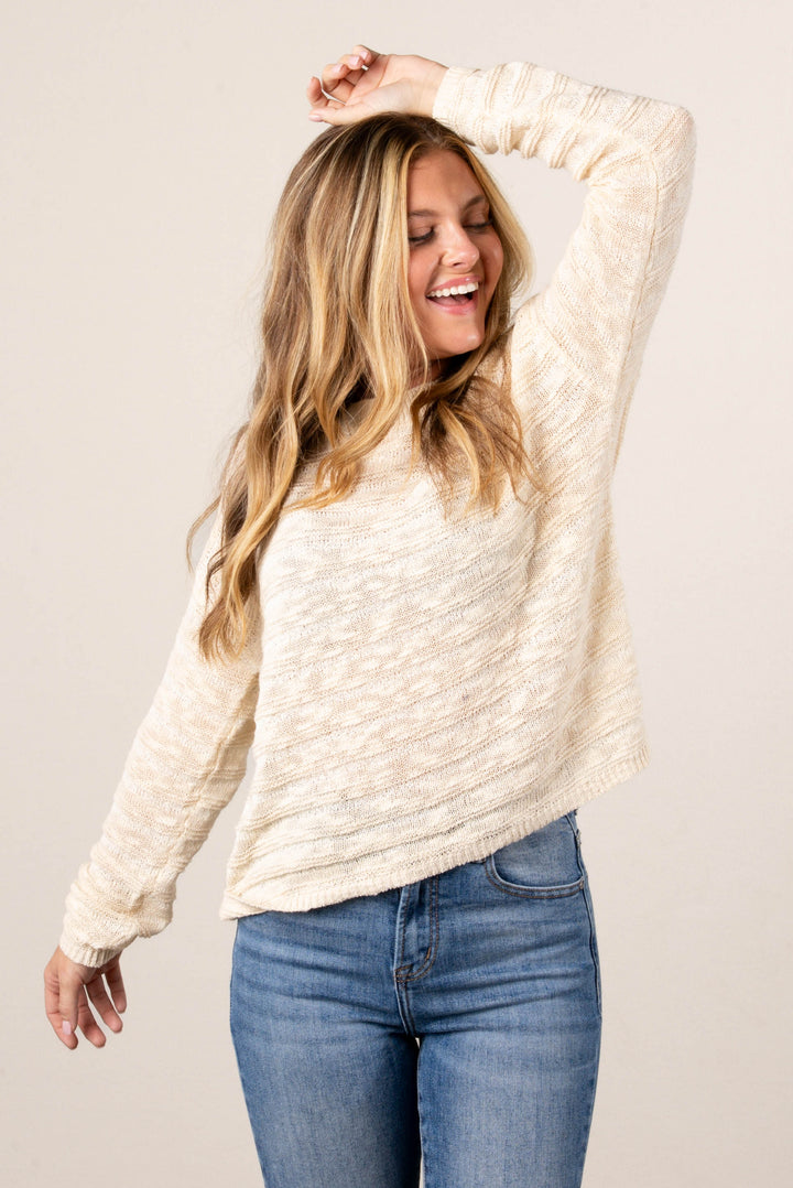 Camila Textured Stripe Sweater
