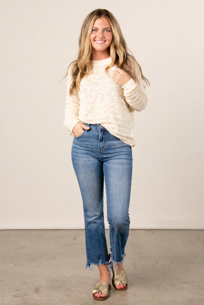 Camila Textured Stripe Sweater