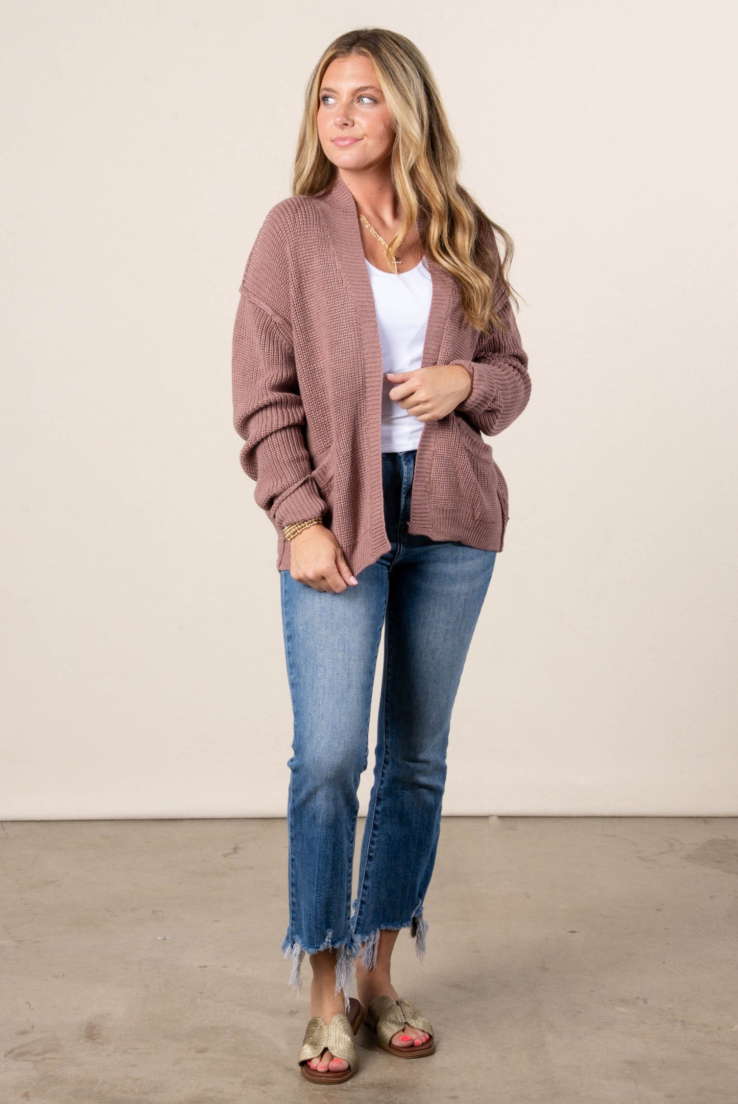 Lilianna Exposed Seam Cardigan