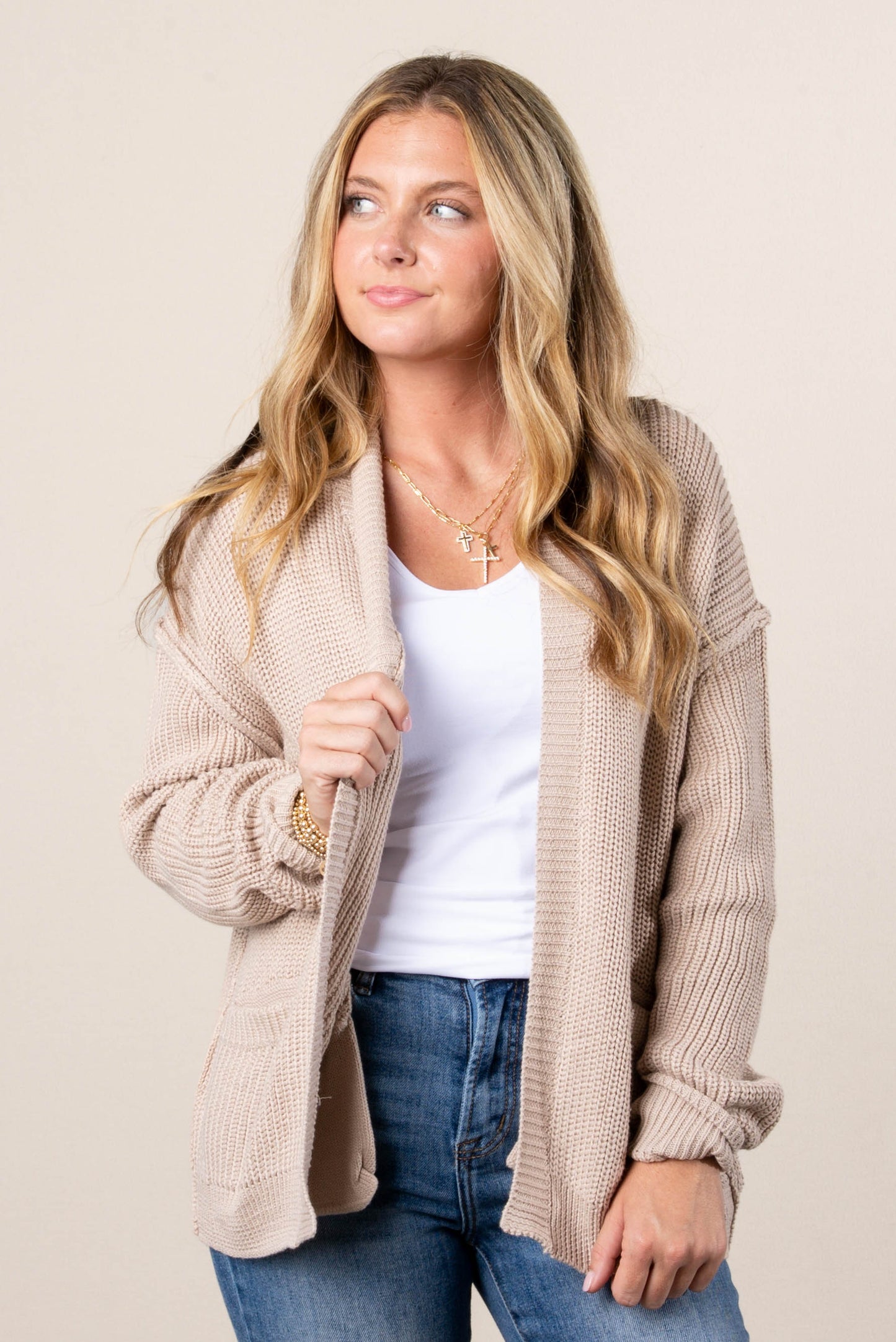 Lilianna Exposed Seam Cardigan