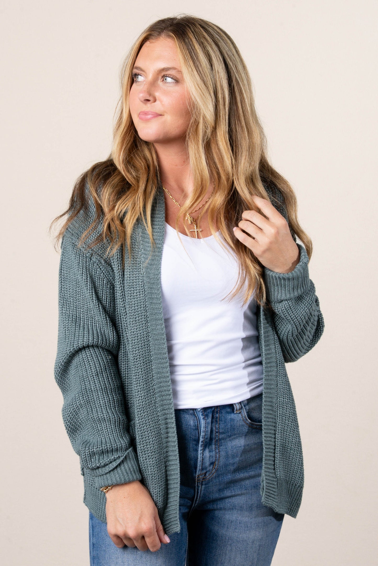 Lilianna Exposed Seam Cardigan