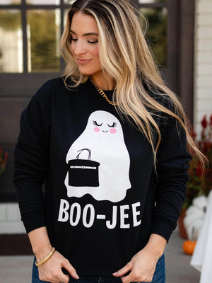 Boo-Jee Ghost Graphic Sweatshirt