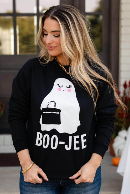 Boo-Jee Ghost Graphic Sweatshirt