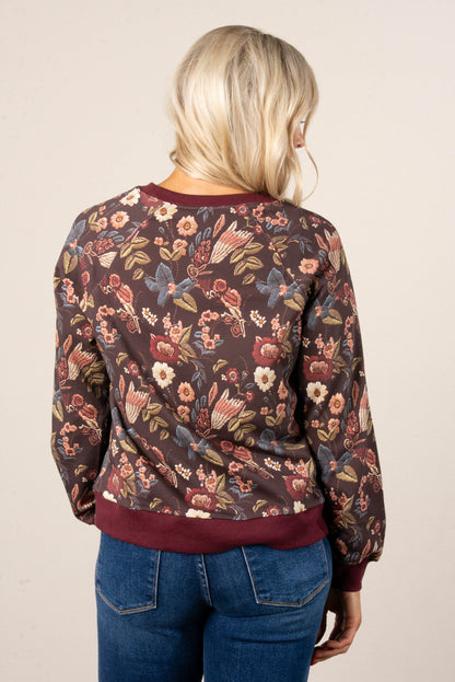 Allison Floral Raglan Top
