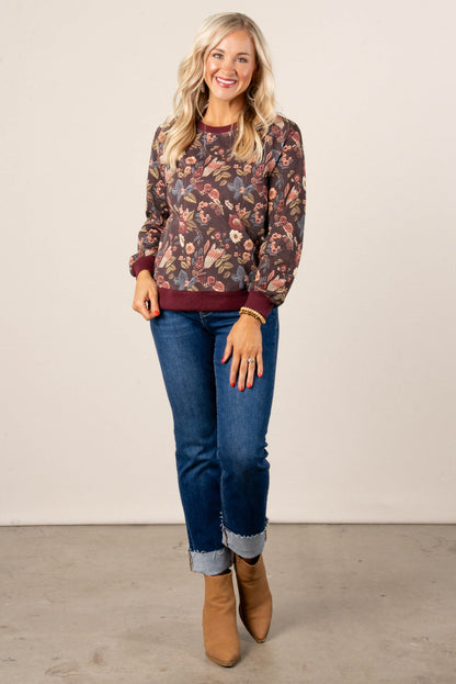Allison Floral Raglan Top