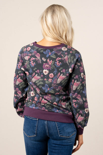 Allison Floral Raglan Top