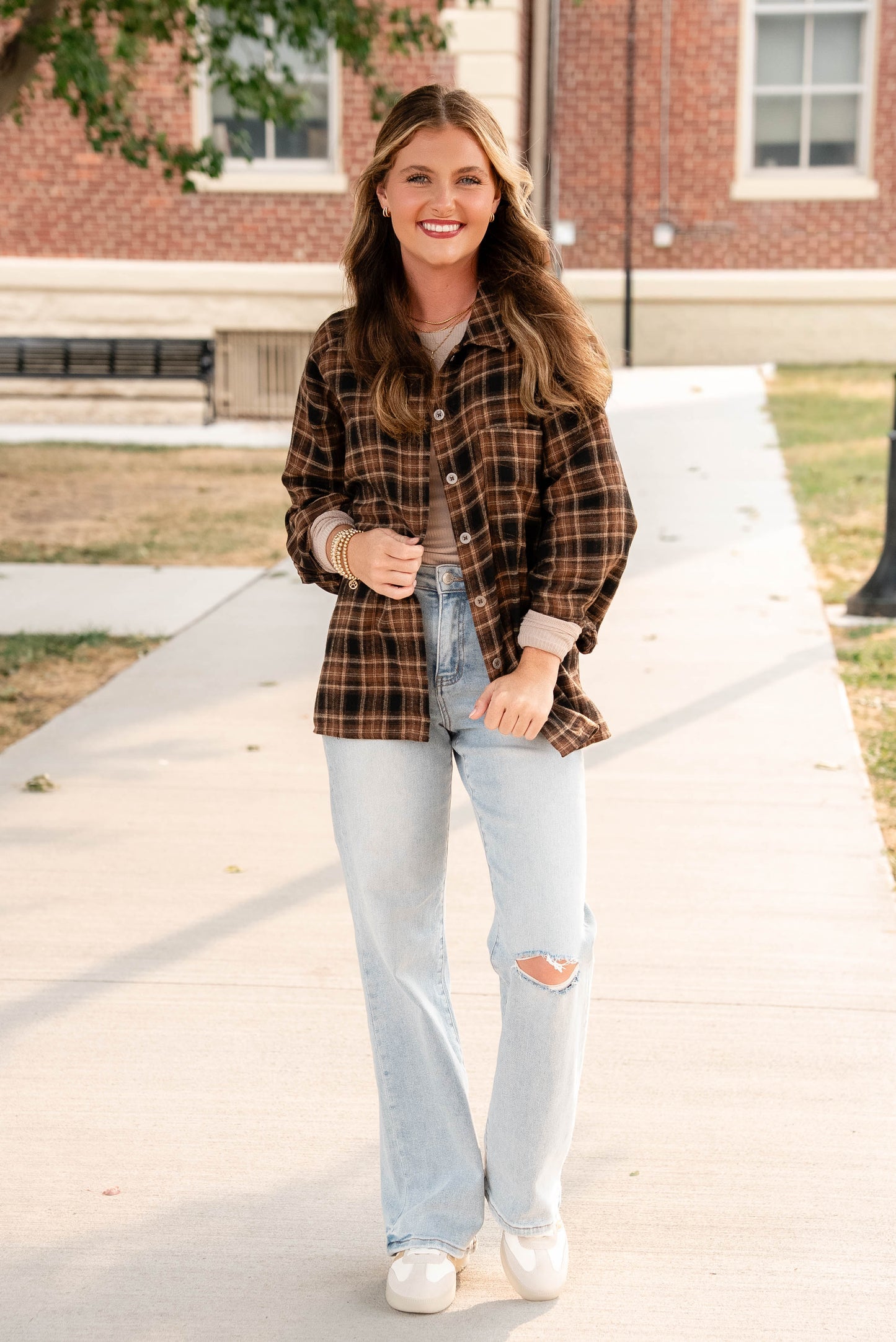 Brooklyn Plaid Flannel Shirt