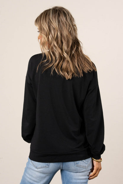 Remi French Terry Drop Shoulder Top