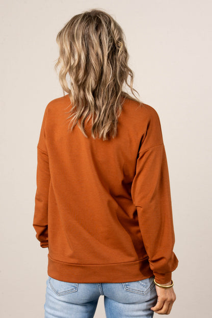 Remi French Terry Drop Shoulder Top
