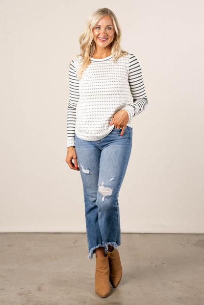 Emerson Dotted Stripe Top