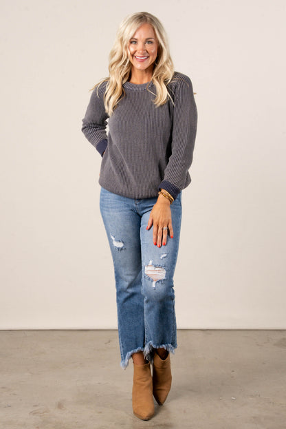 Jasmine Wash Dyed Raglan Sweater