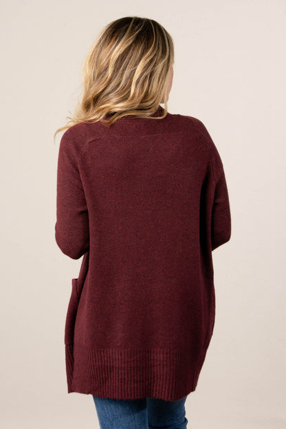 Lennon Mixed Knit Sweater Cardigan