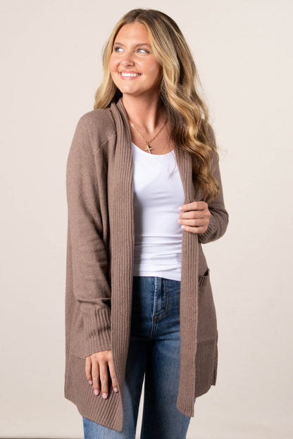 Lennon Mixed Knit Sweater Cardigan