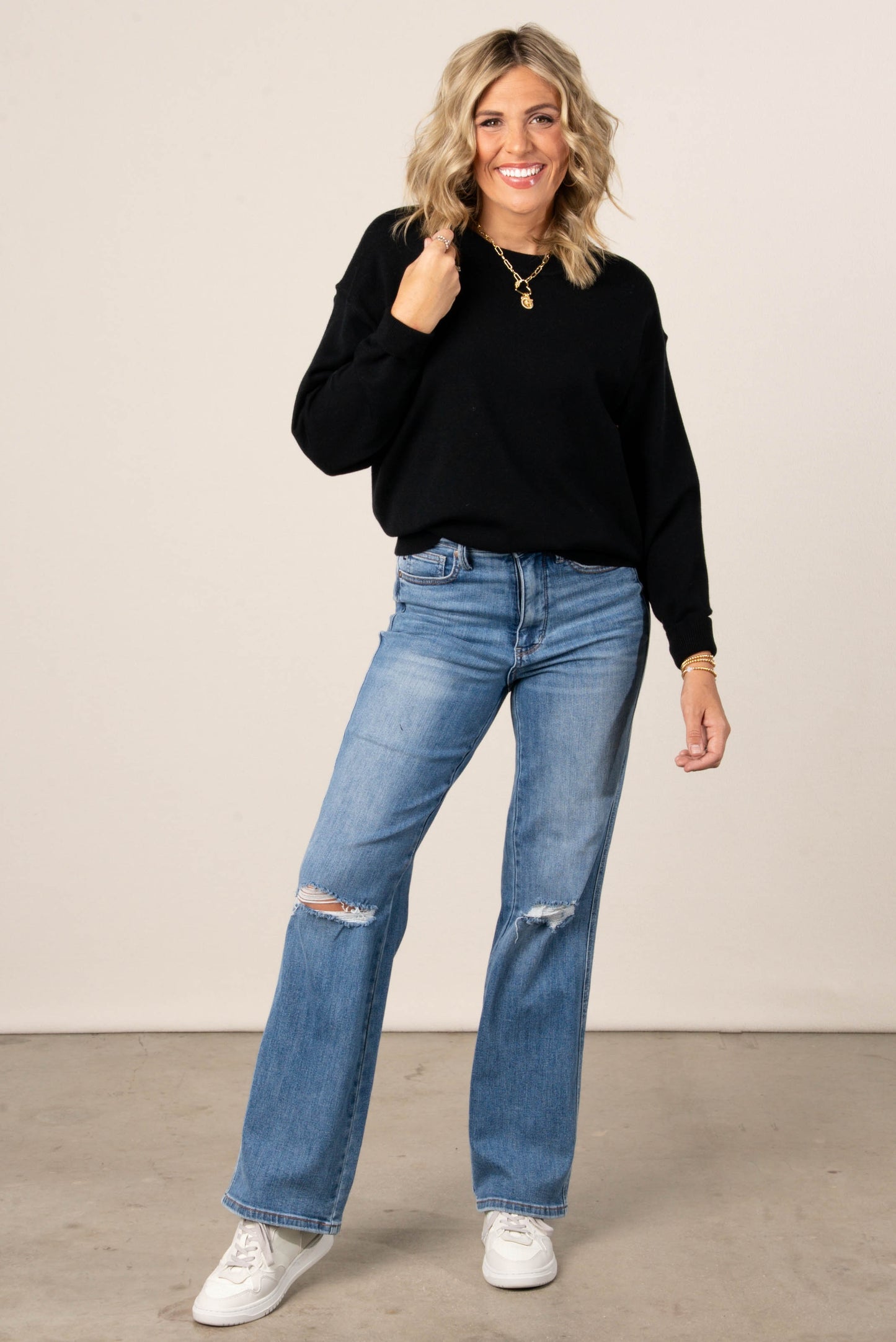 Elizabeth Top Stitch Sweater