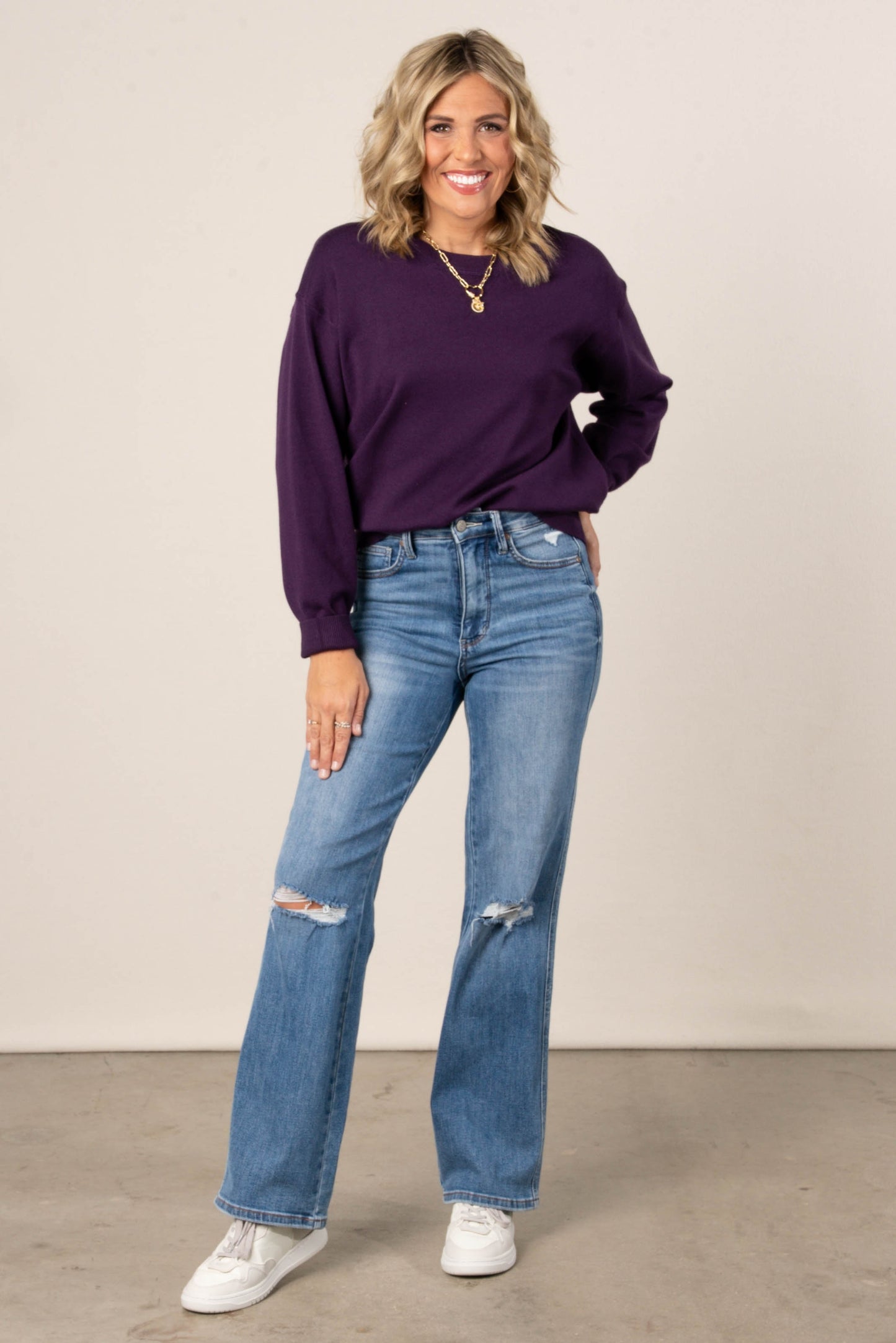 Elizabeth Top Stitch Sweater