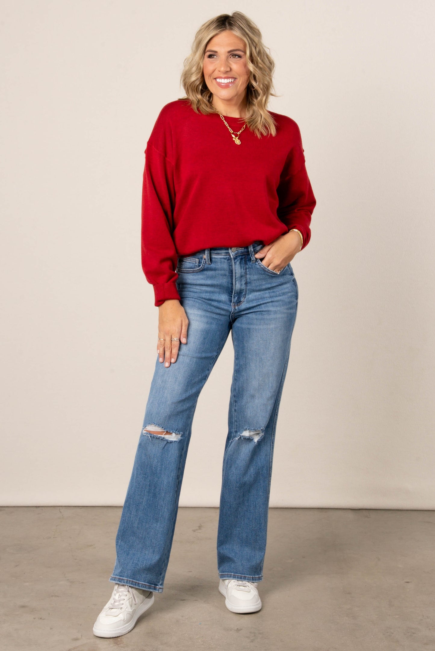 Elizabeth Top Stitch Sweater