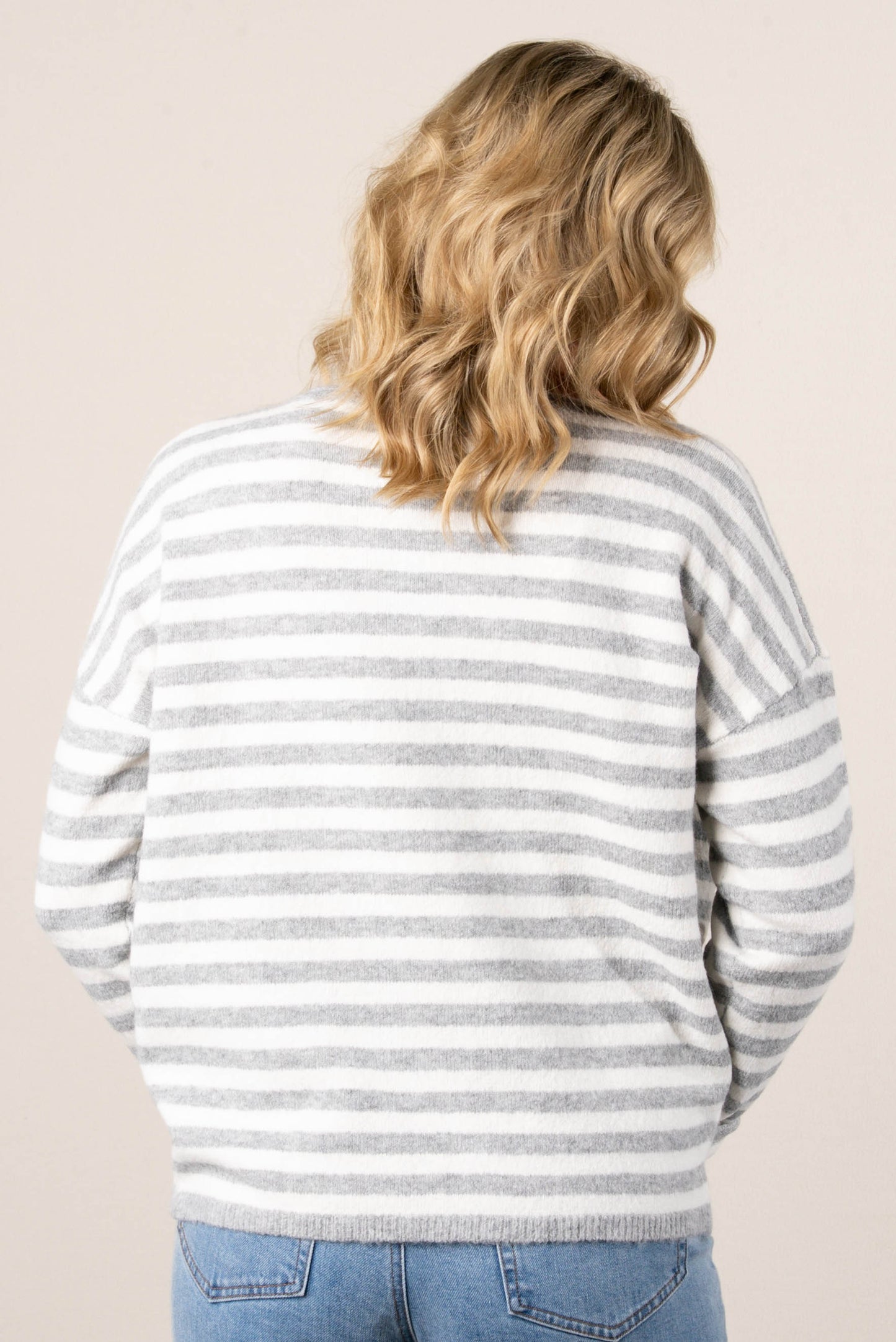Missy Striped Sweater Cardigan