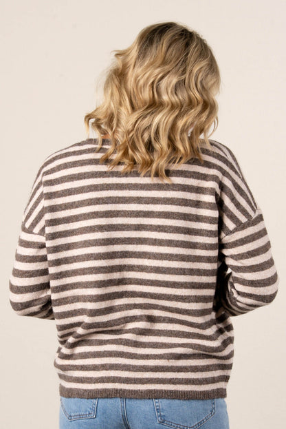 Missy Striped Sweater Cardigan