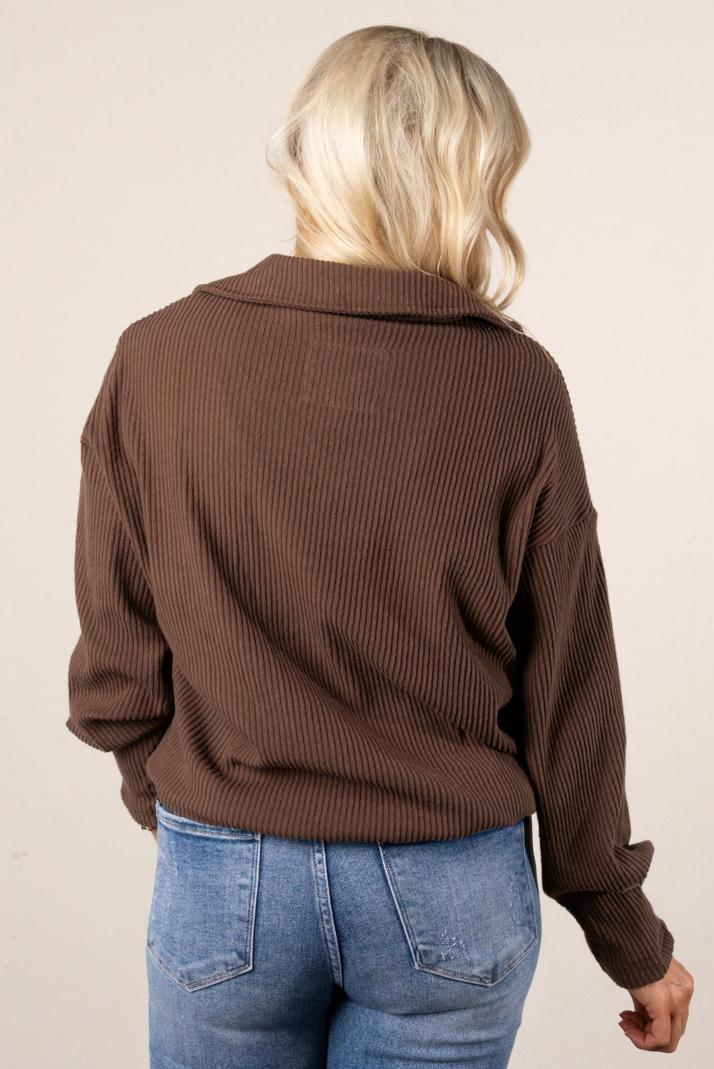 Oakley Ribbed Collared Pullover
