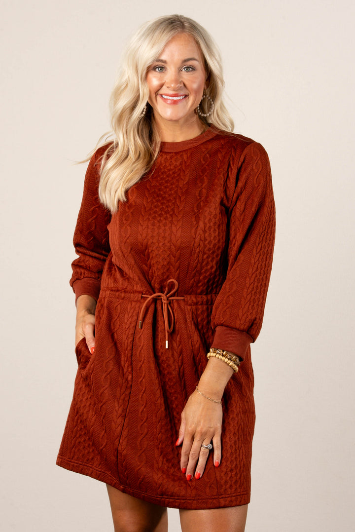 Zoey Drawstring Waist Dress