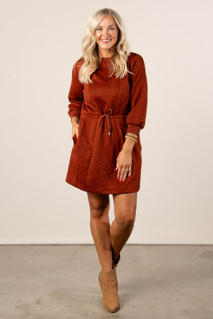 Zoey Drawstring Waist Dress