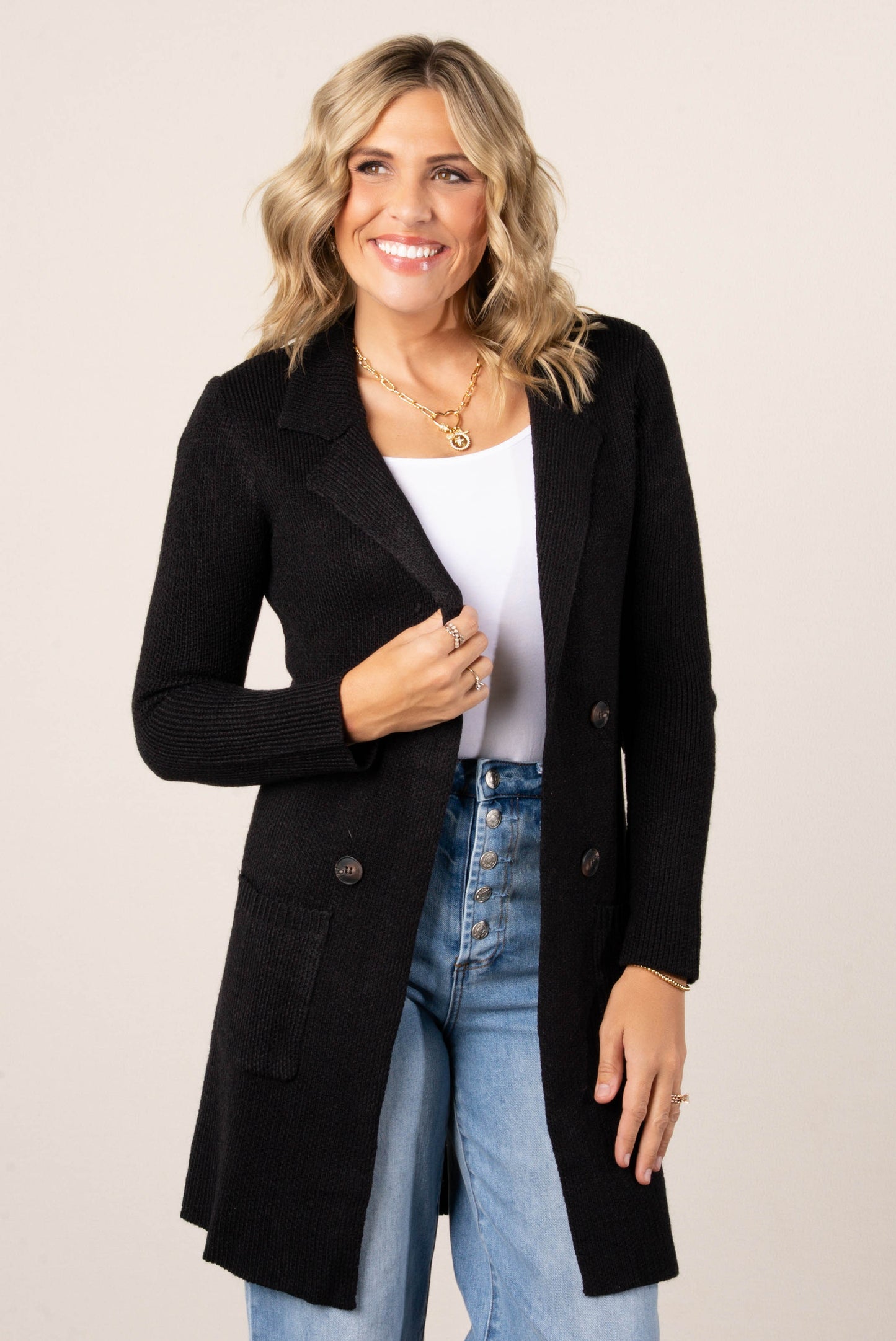 Ruby Open Front Sweater Coat