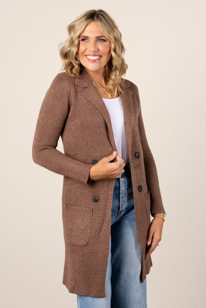 Ruby Open Front Sweater Coat