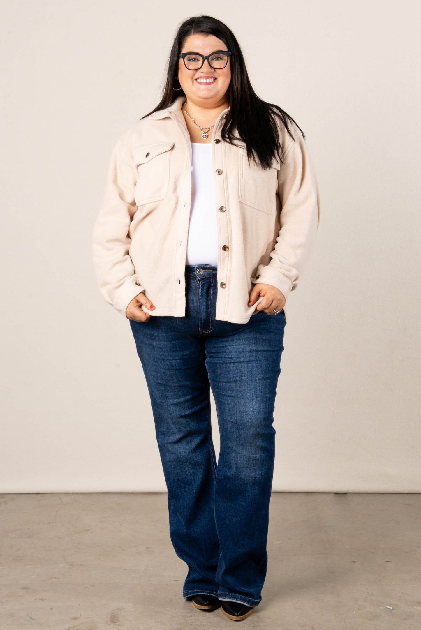 Freya Oversized Fleece Shacket