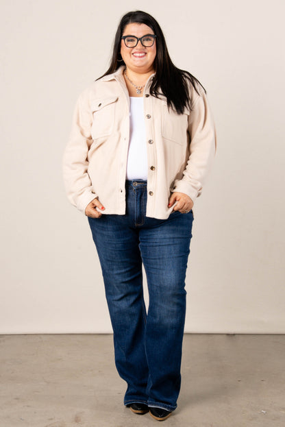 Freya Oversized Fleece Shacket