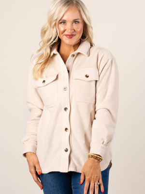 Freya Oversized Fleece Shacket