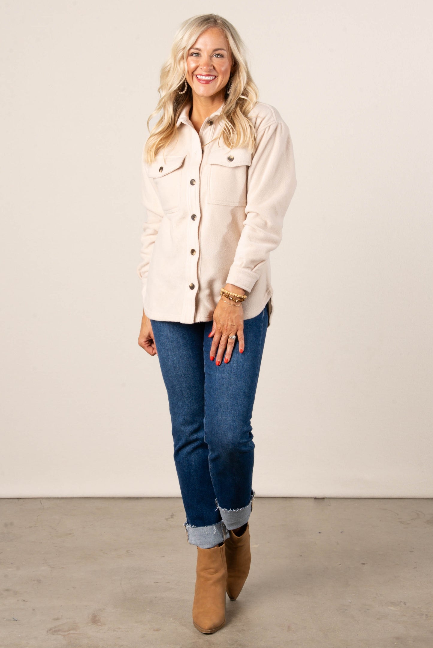 Freya Oversized Fleece Shacket