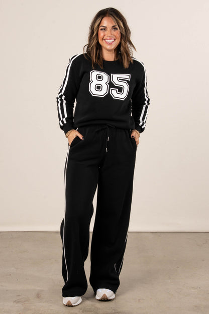 Kylie Side Striped Drawstring Sweatpants