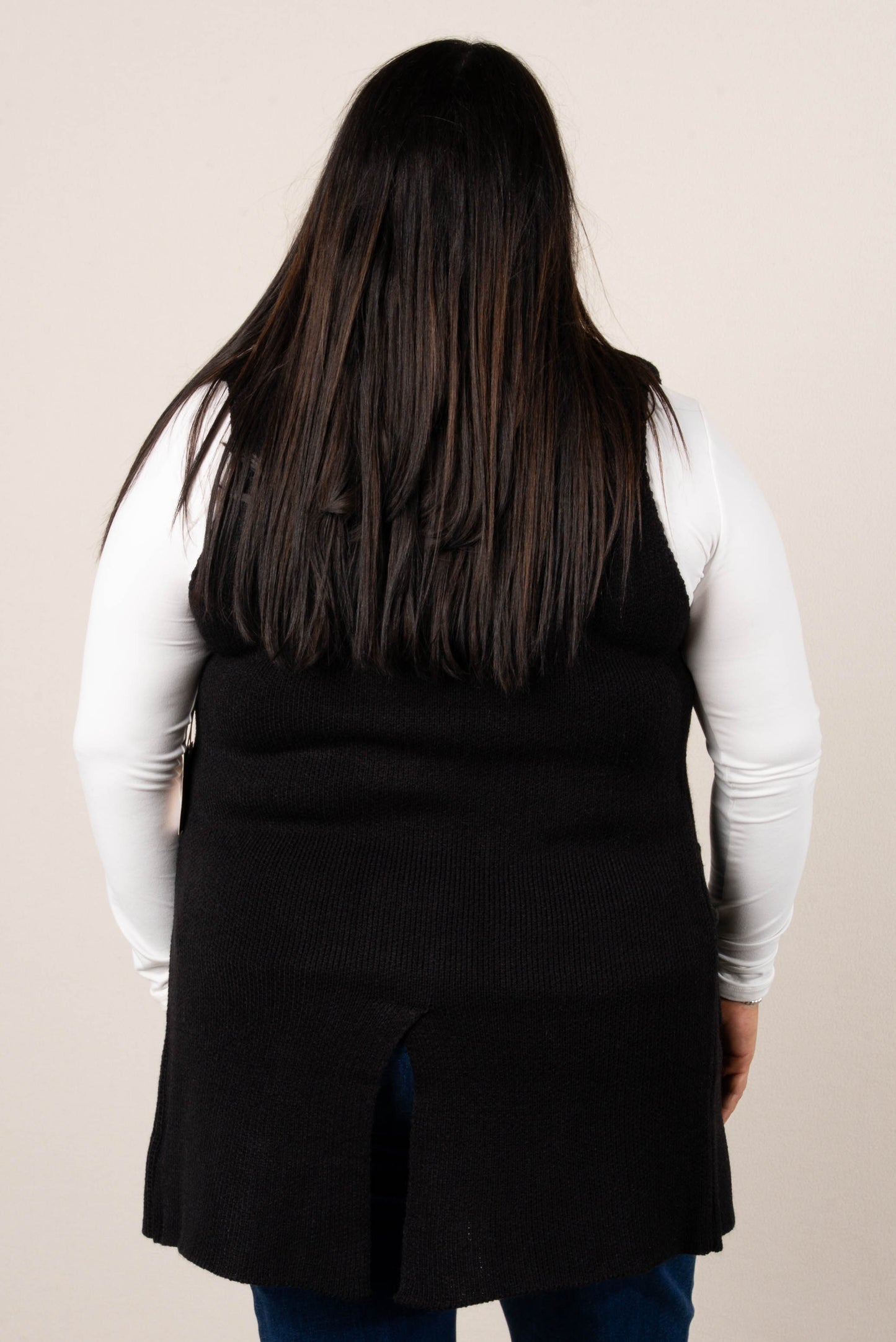 Anna Open Front Sweater Vest