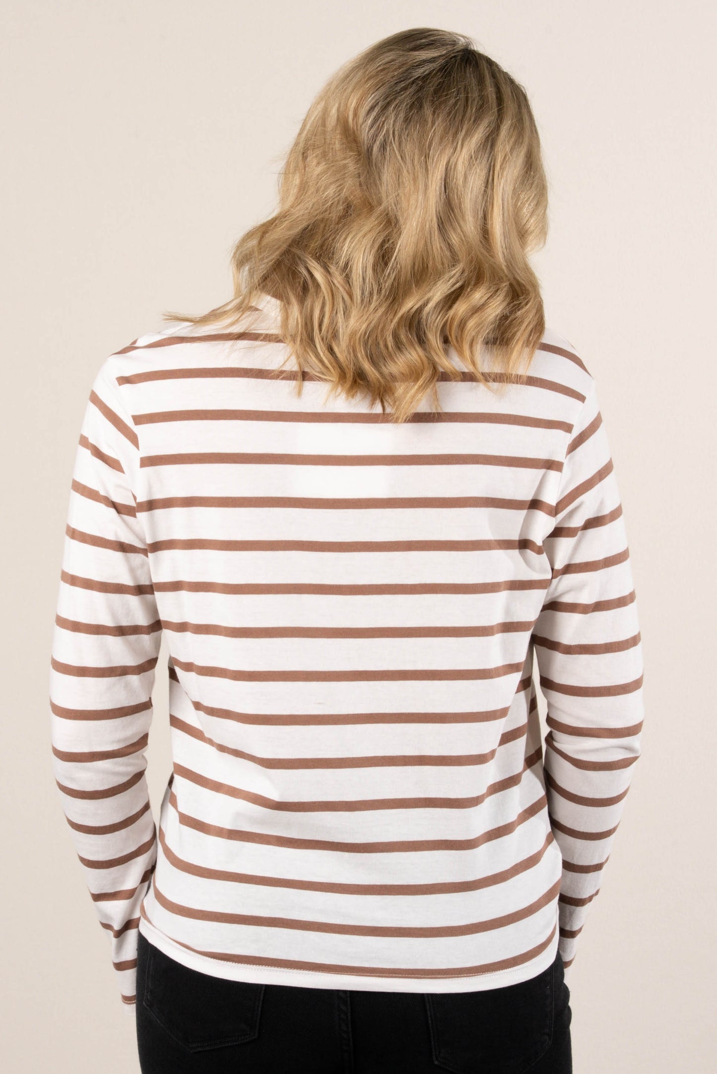 Rosalie Striped Drop Shoulder Top