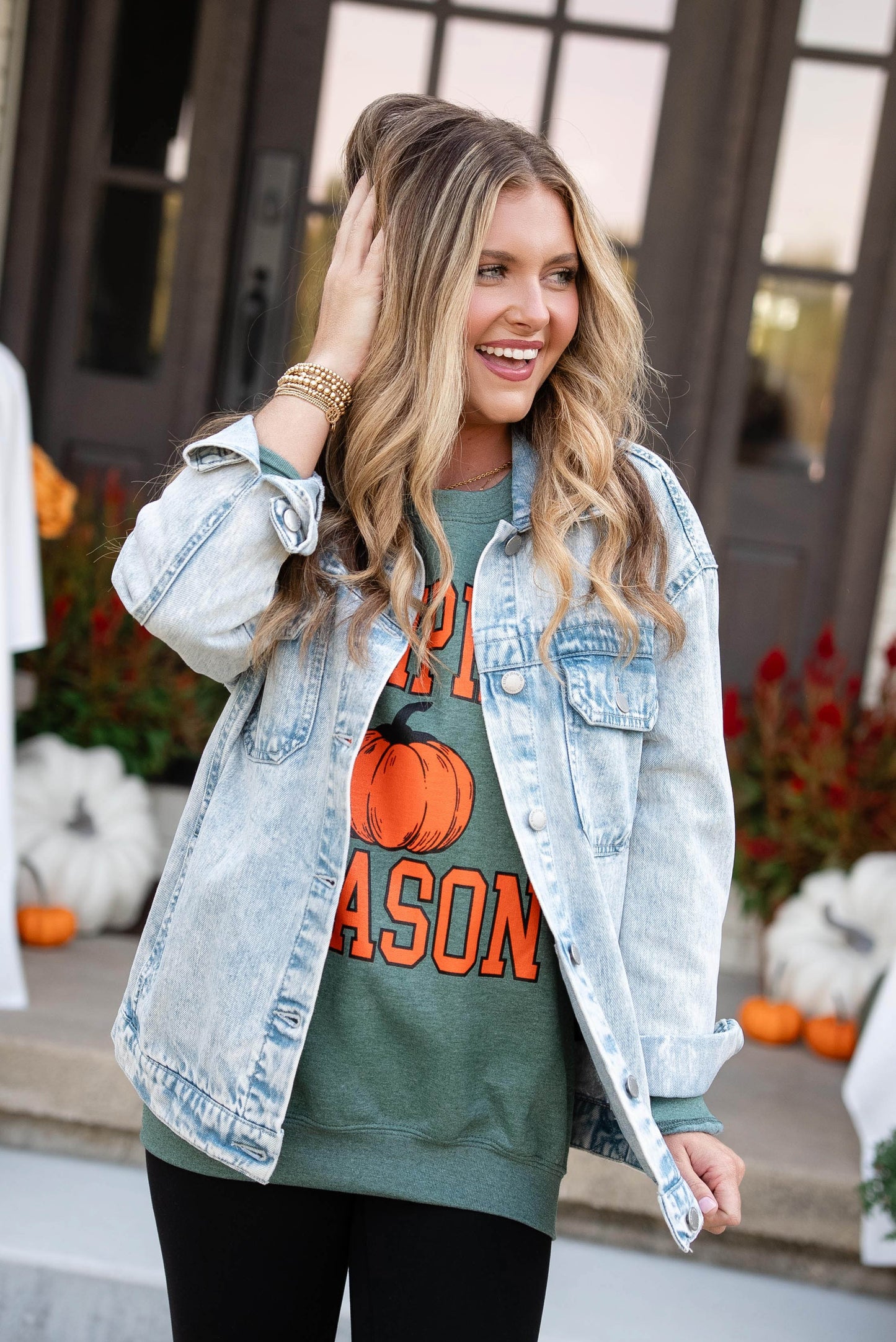 Pumpkin Season Graphic Sweatshirt