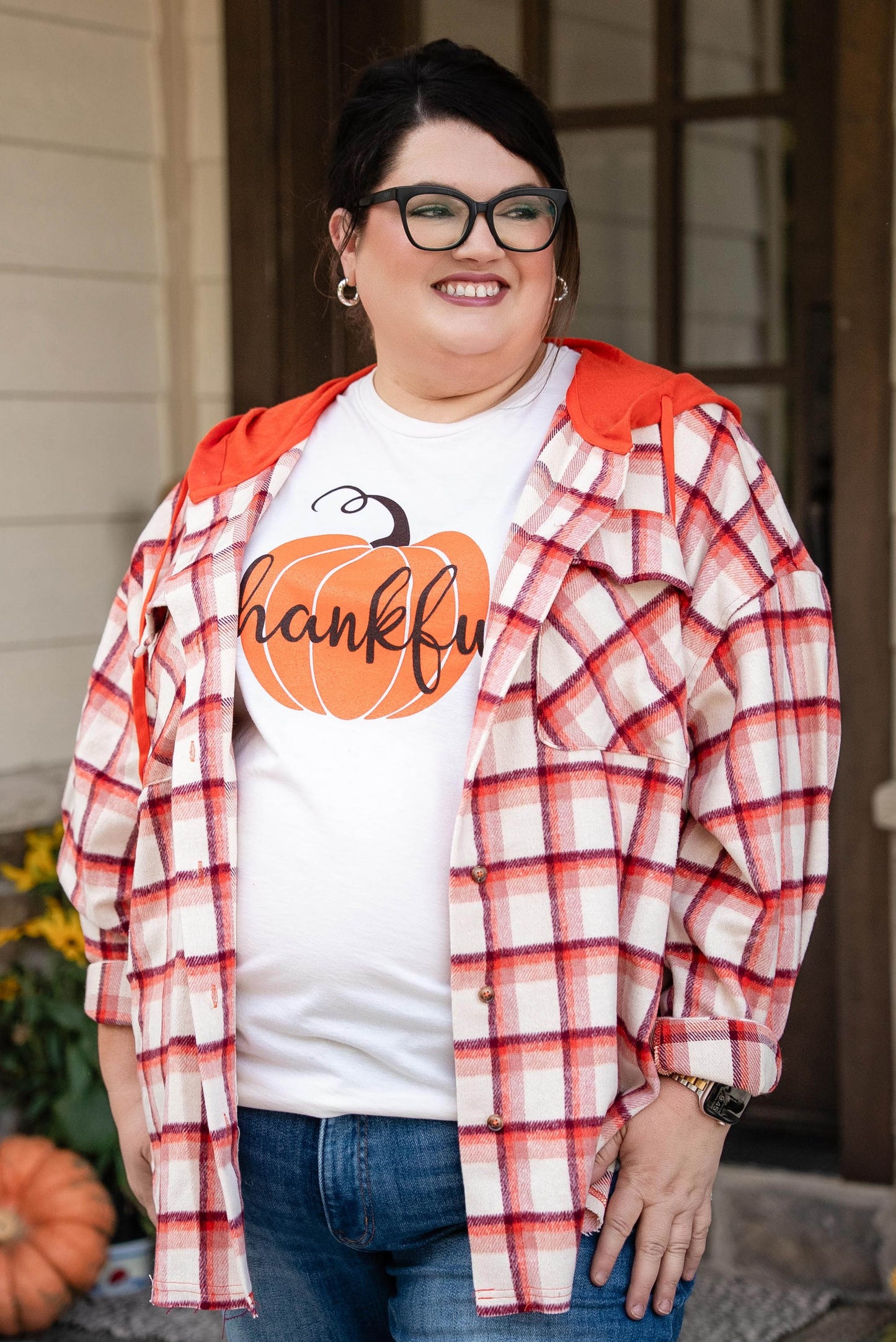 Thankful Pumpkin SS Graphic Tee