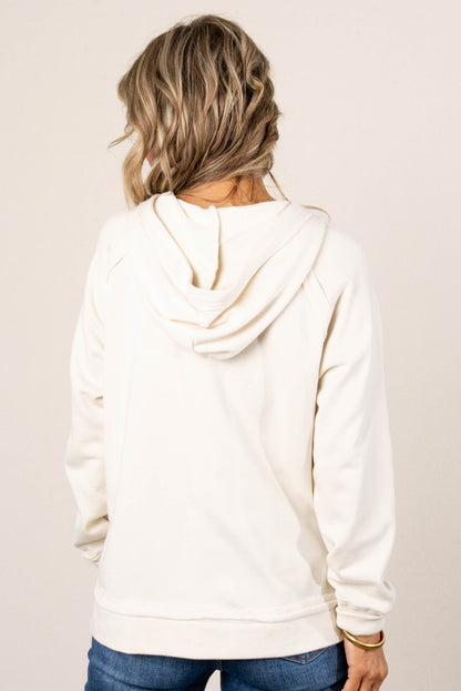 Dana Raw Seamed Hooded Top