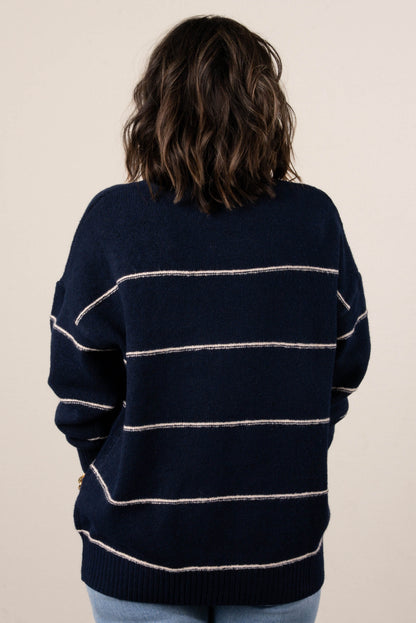 Blair Striped Dolman Sweater