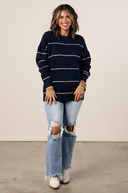 Blair Striped Dolman Sweater