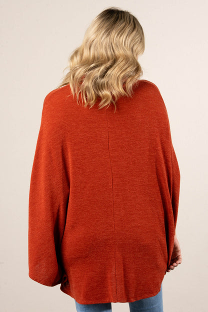 Paige Turtleneck Poncho Top
