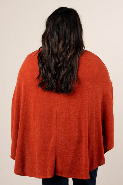 Paige Turtleneck Poncho Top