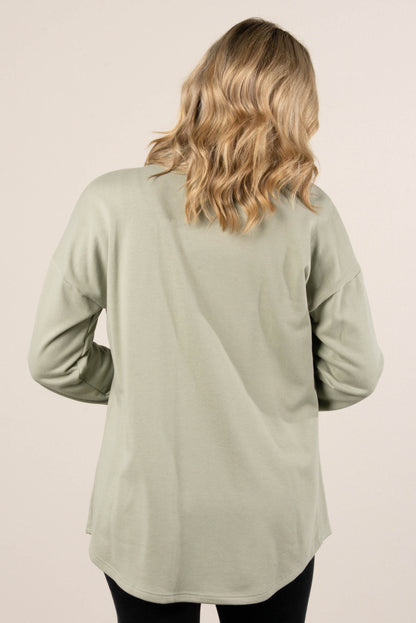 Frances Mixed Knit Shacket