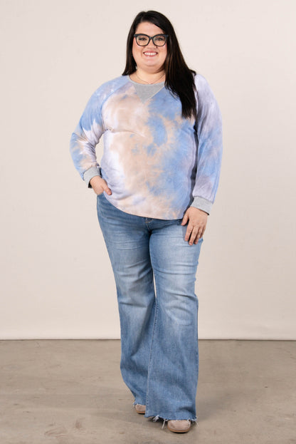Polly Tie Dyed Top Stitch Top