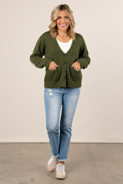 Livey Elbow Patch Sweater Cardigan